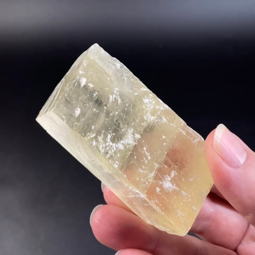 Rhombic Honey Calcite Specimen from Guizhou Province, China