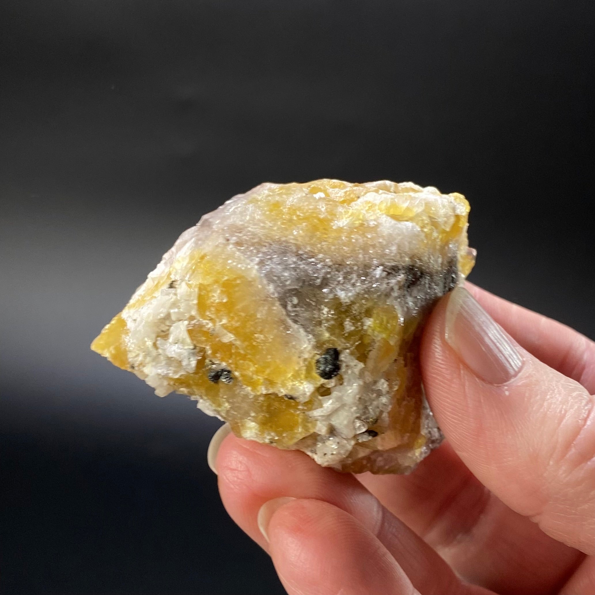 Honey Yellow Moscona Fluorite Cluster