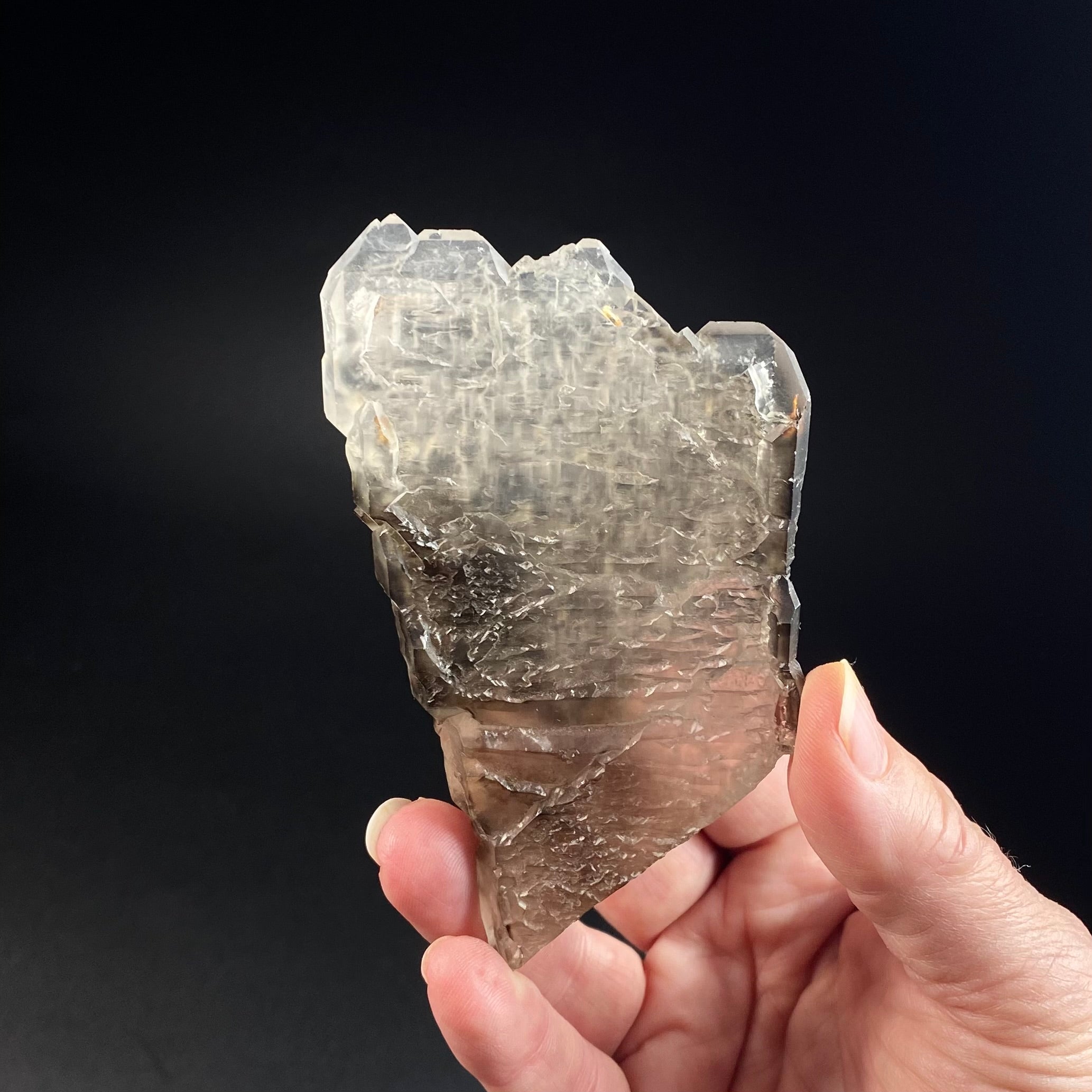 Unique Tabular Smoky Quartz Crystal