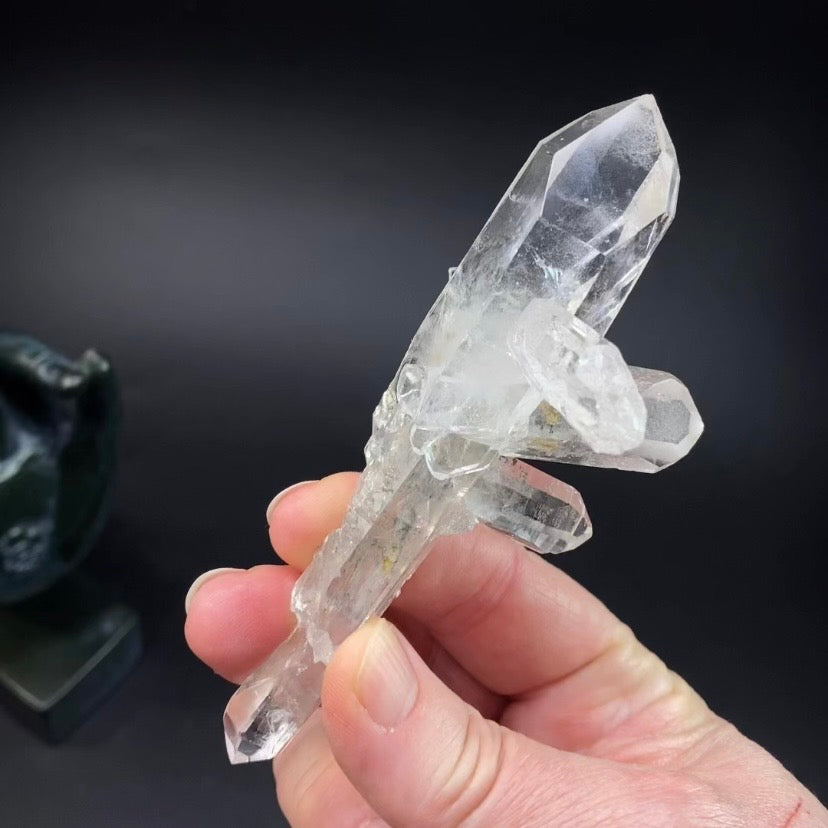 Double Terminated Quartz Crystal Cluster from Minas Gerais, Brazil