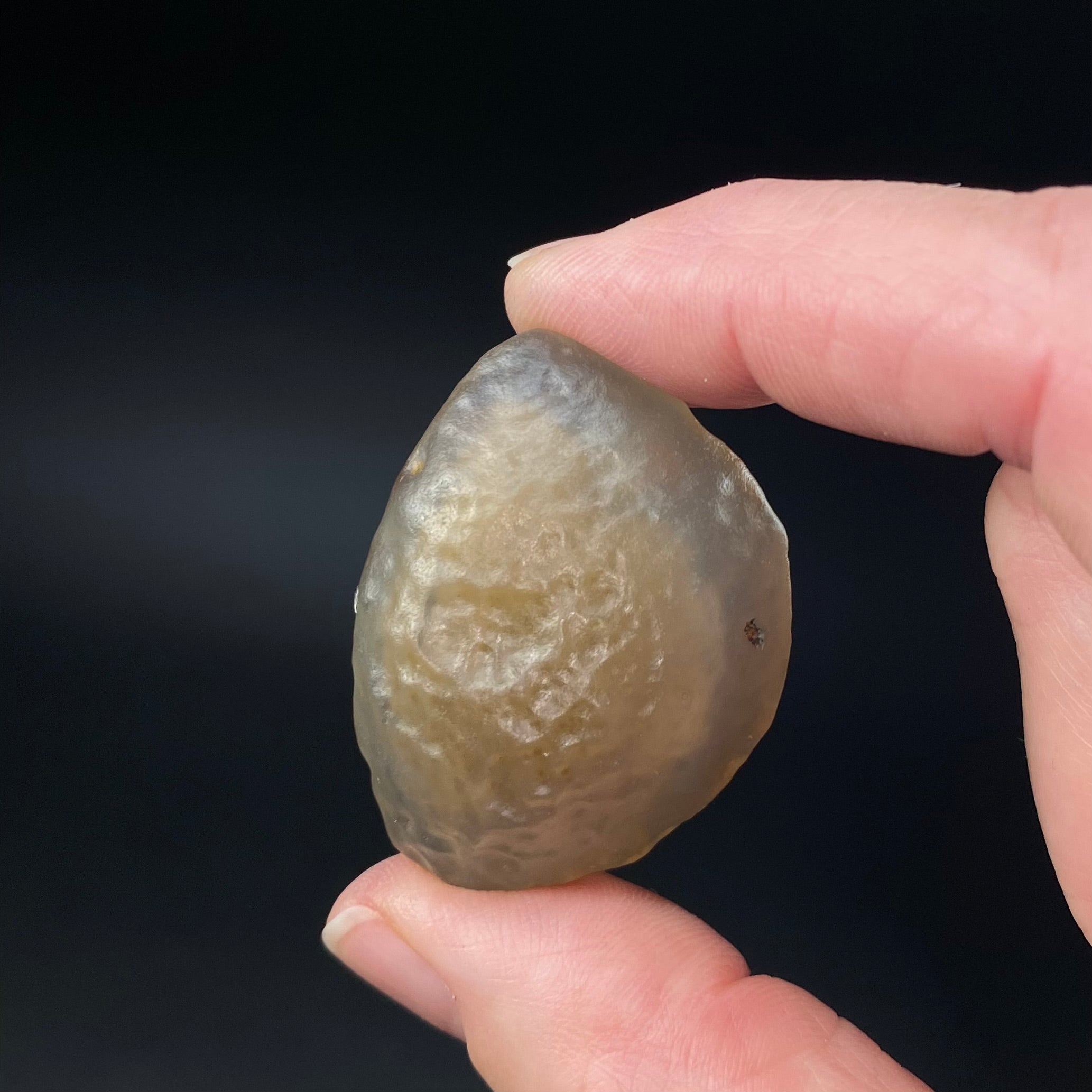 Gobi Desert Agate with Moving Sand Inclusions
