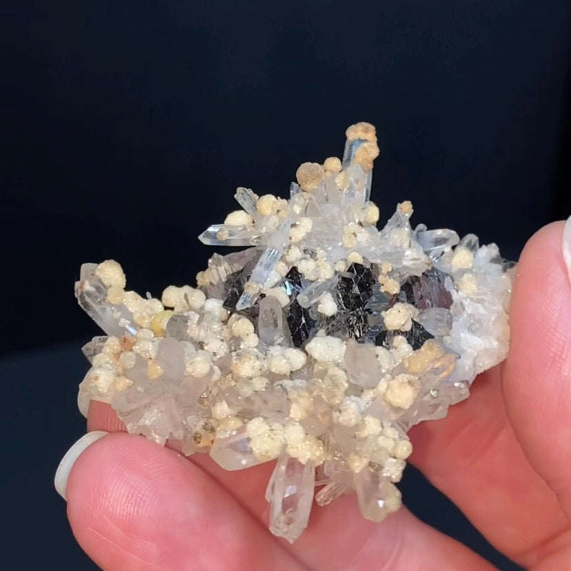 Sphalerite (Var. Marmatite) with Quartz and Carbonate – Stari Trg Mine, Trepča Mining Complex, Kosovo