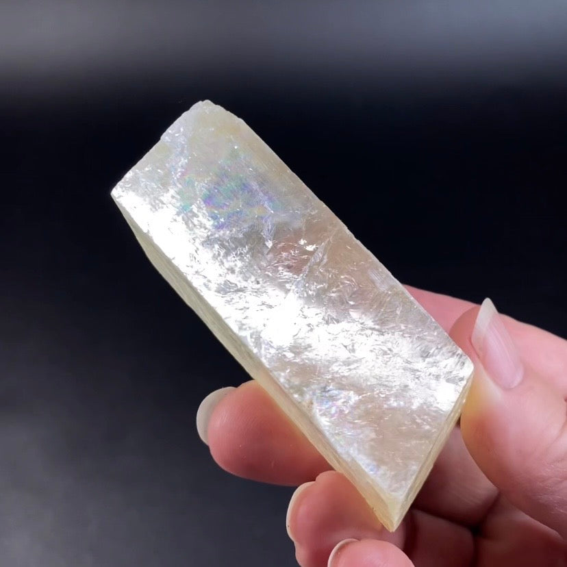 Rhombic Honey Calcite Specimen from Guizhou Province, China