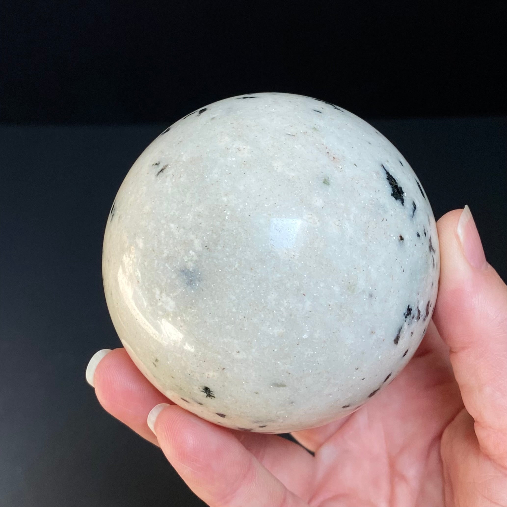 Biotite and Granite Polished Sphere 70mm