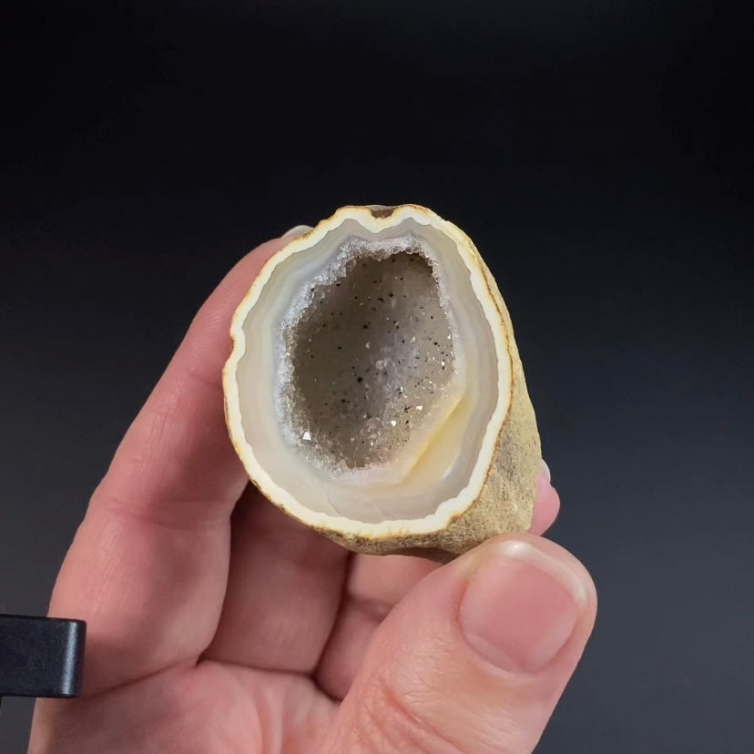 Complete Quartz and Agate Geode from Brazil