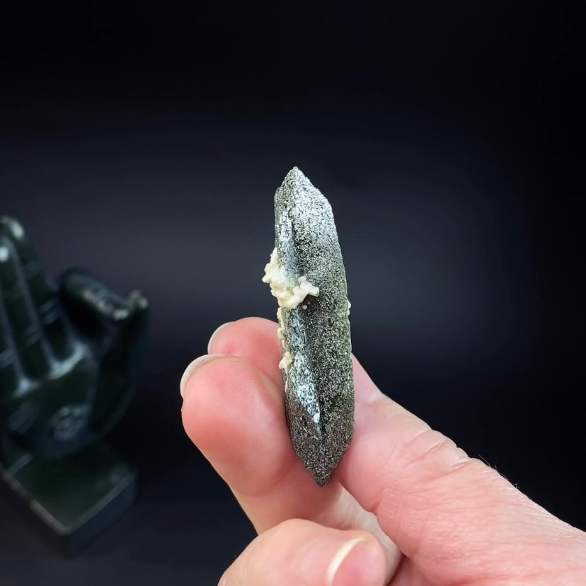 Titanite Sphene Crystal with Chlorite Surface