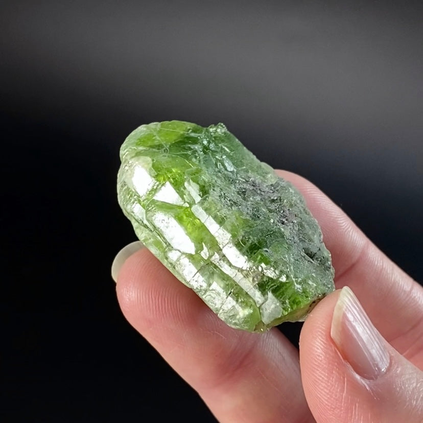 Terminated Peridot Crystal from Pakistan