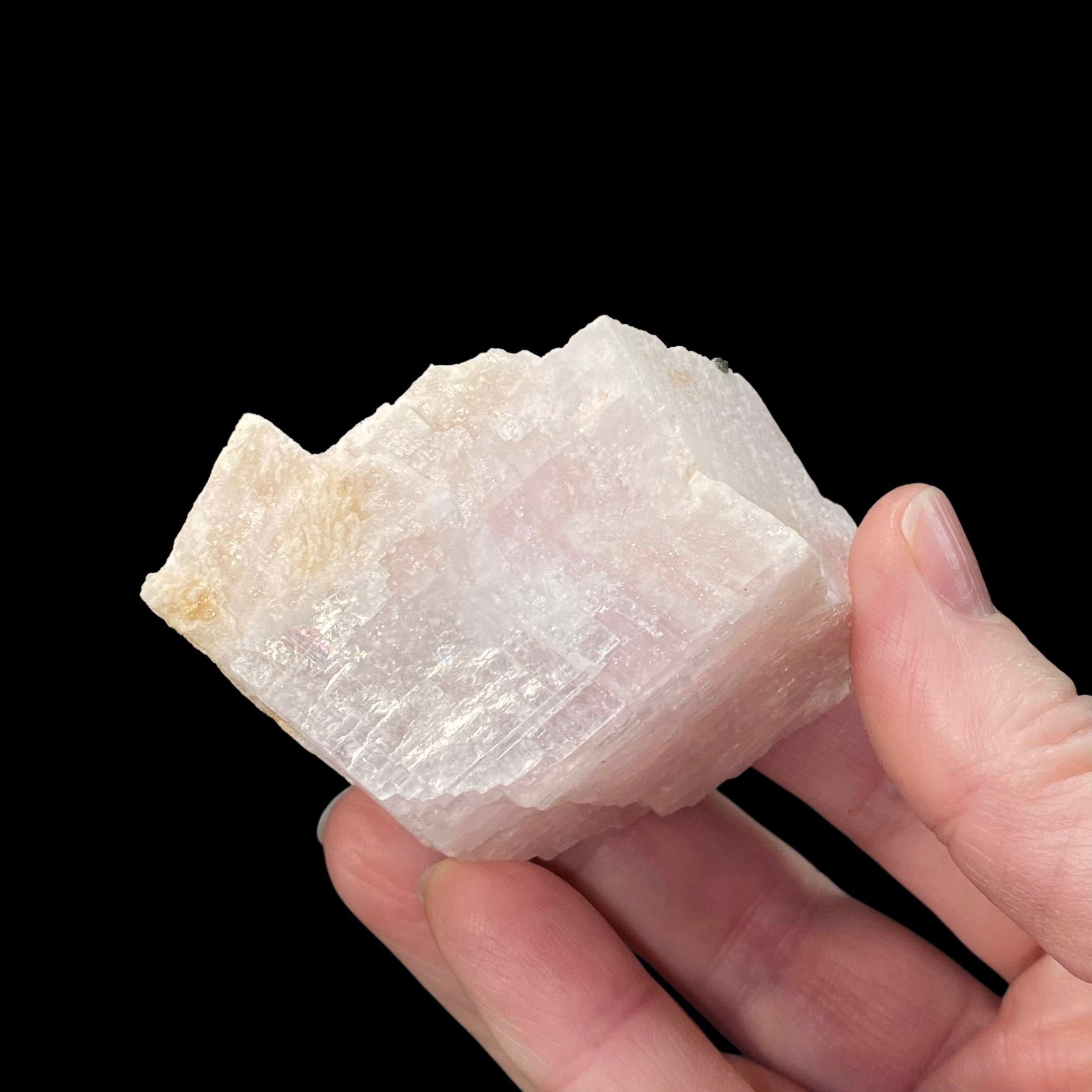 Rhombic Fluorescent Mangano Calcite Specimen from Trepca Mine Complex, Kosovo