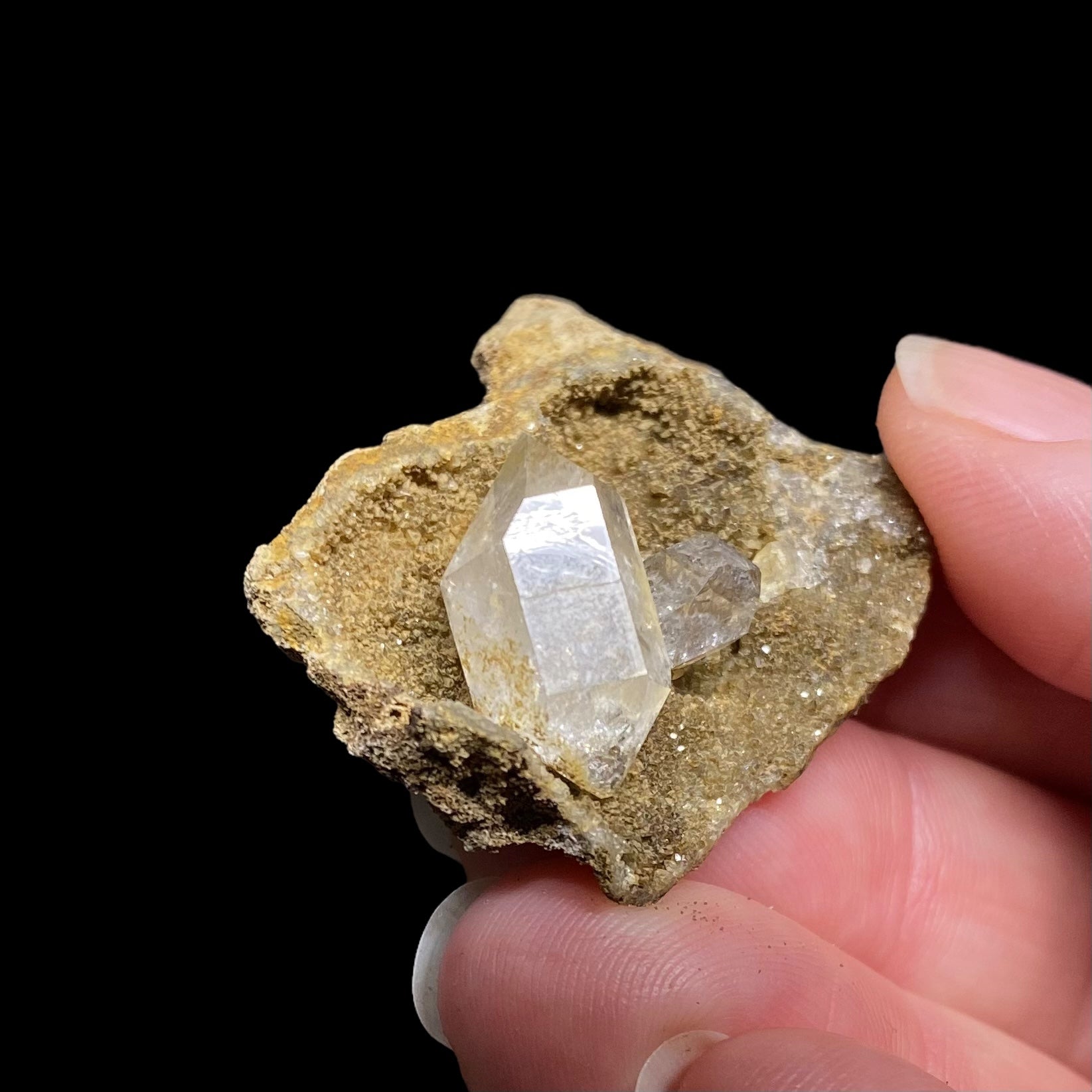 Herkimer Quartz Crystals on Matrix