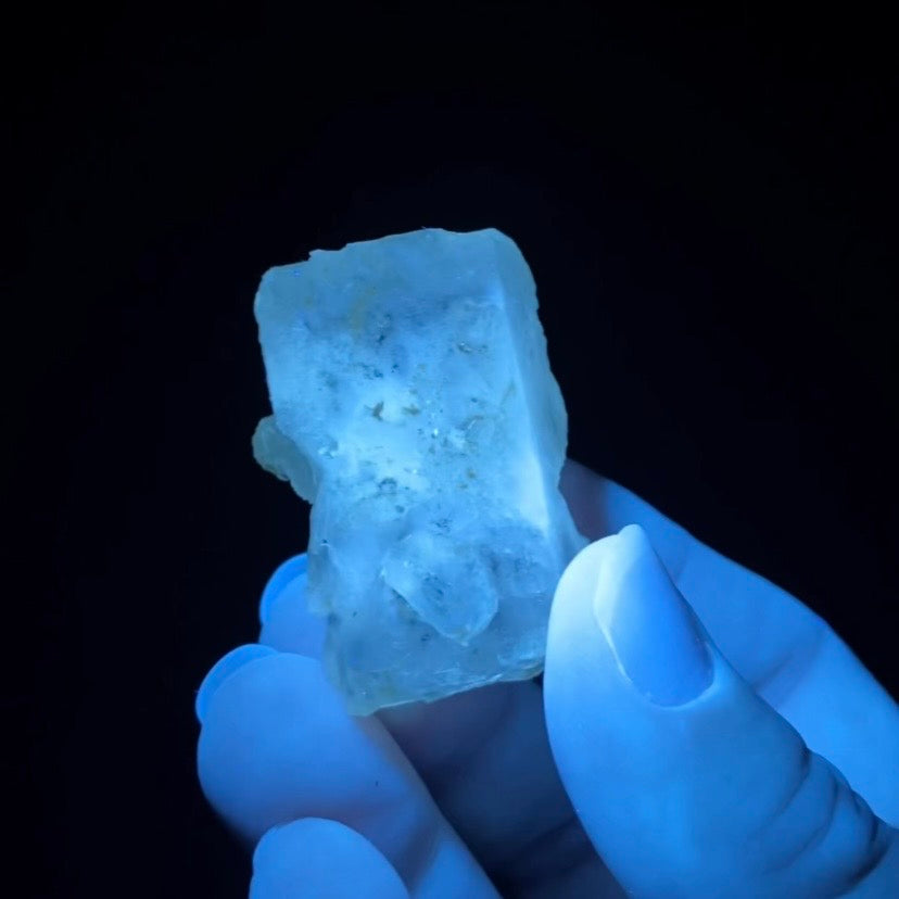 Etched Hanksite Crystal, Searles Lake - Fluorescent & Phosphorescent