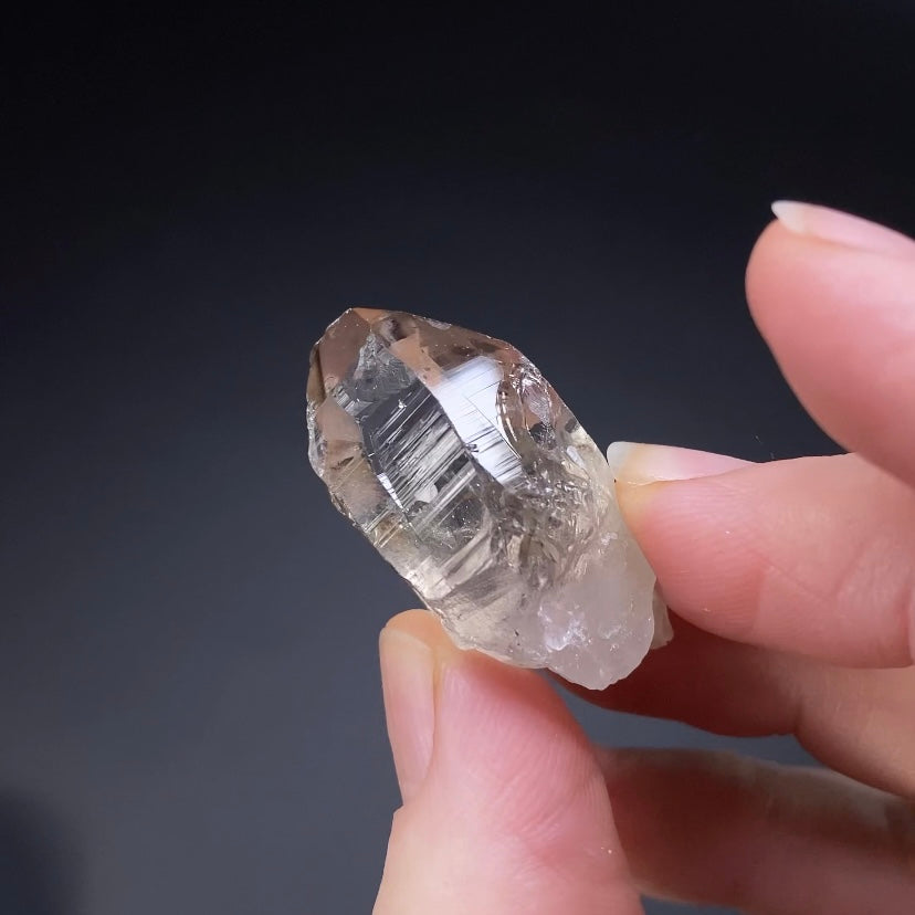 Smoky Clear Quartz Crystal Lot of 3 Pieces