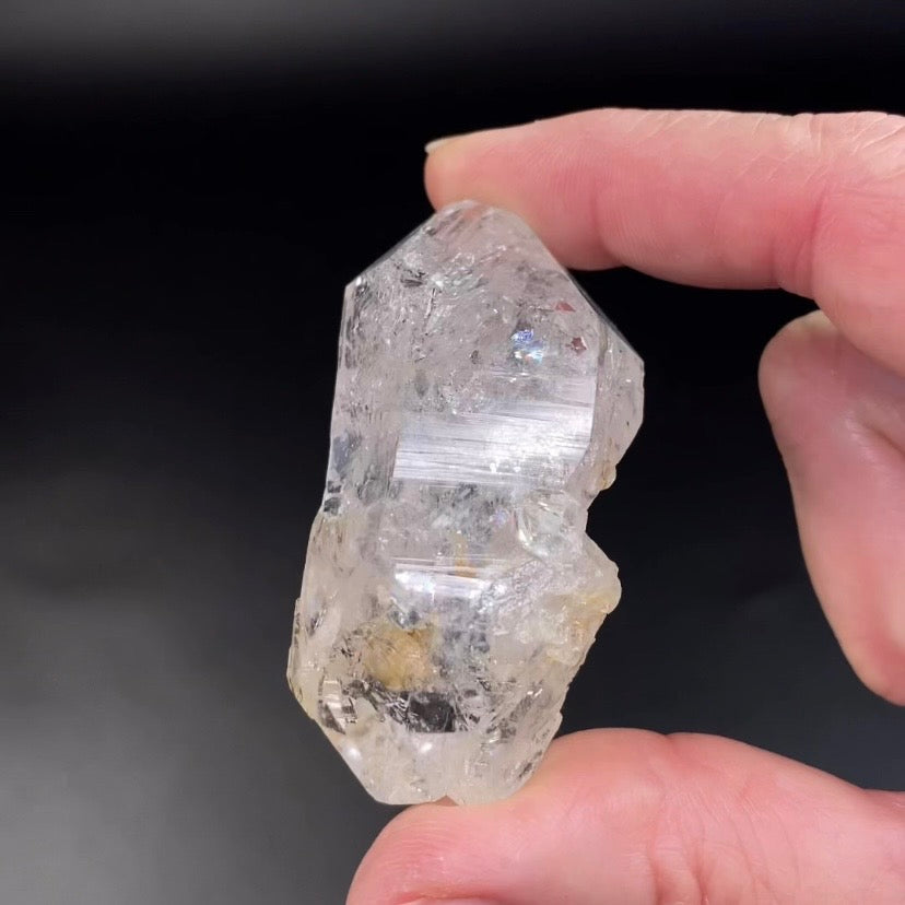 Double Terminated Clear Quartz Crystal