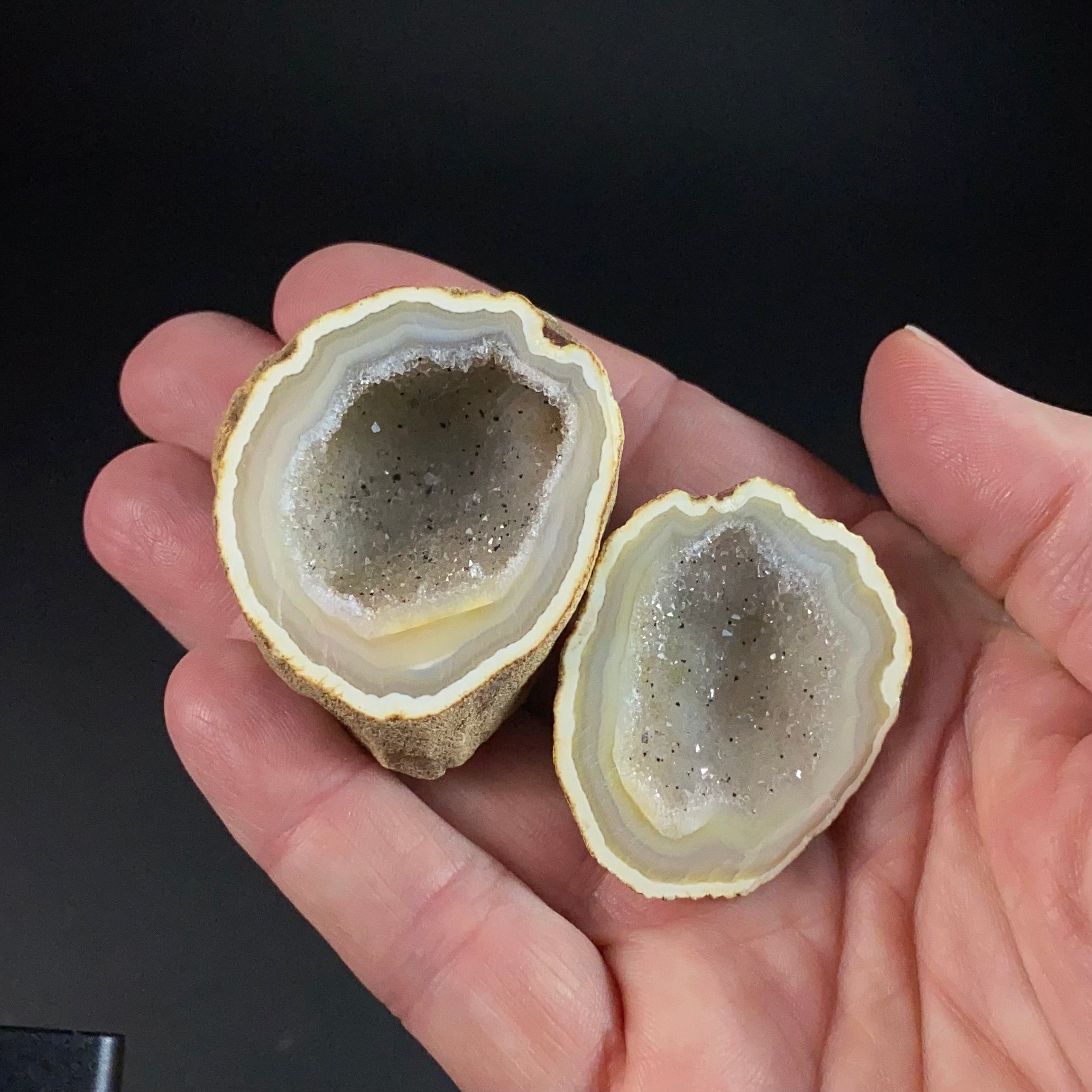 Complete Quartz and Agate Geode from Brazil