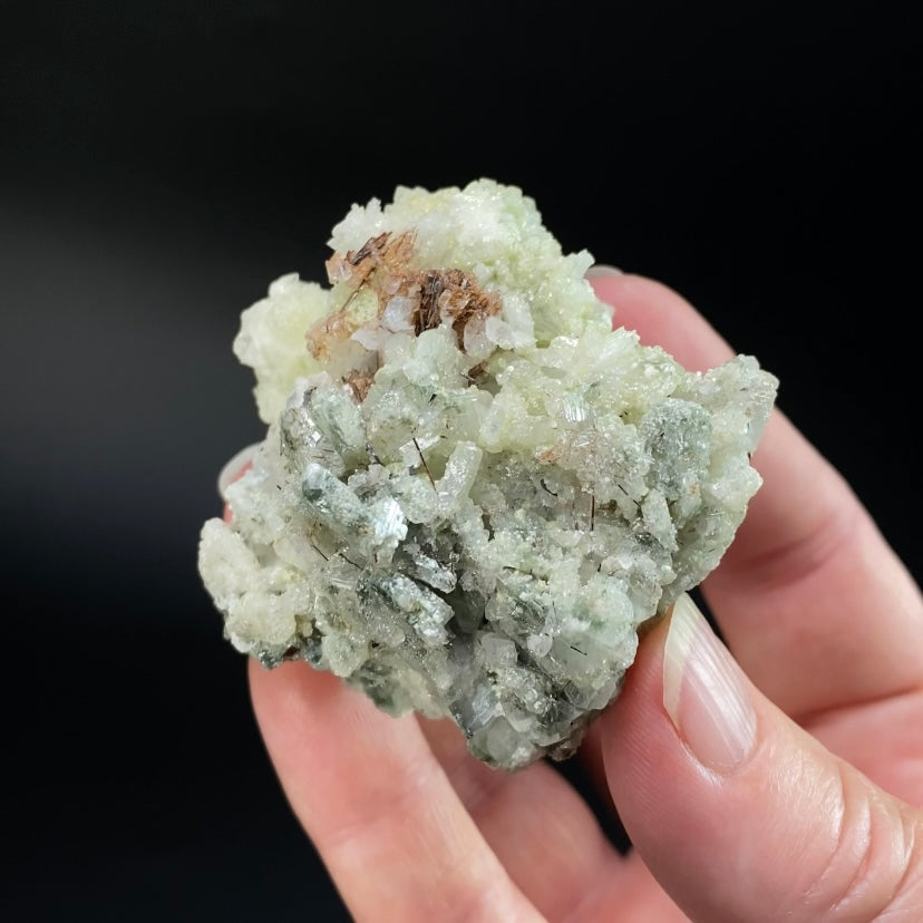 Cleavelandite Cluster with Red Copper Color Rutile from Shigar Valley, Pakistan