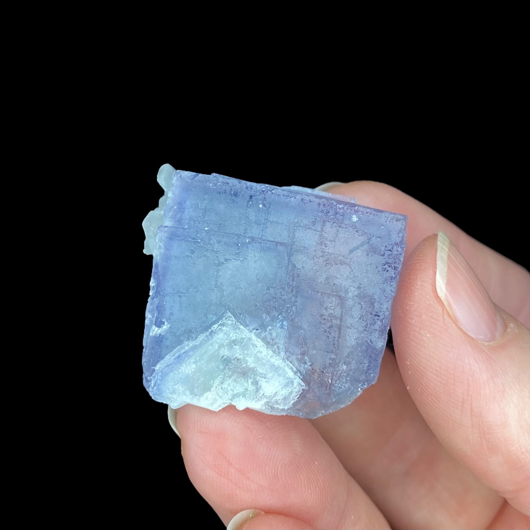 Blue Porcelain Fluorite Cube Yaogangxian Mine