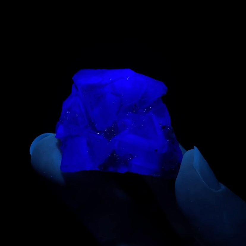 Green and Purple Cubic Fluorite Specimen, Okorusu Mine, Namibia