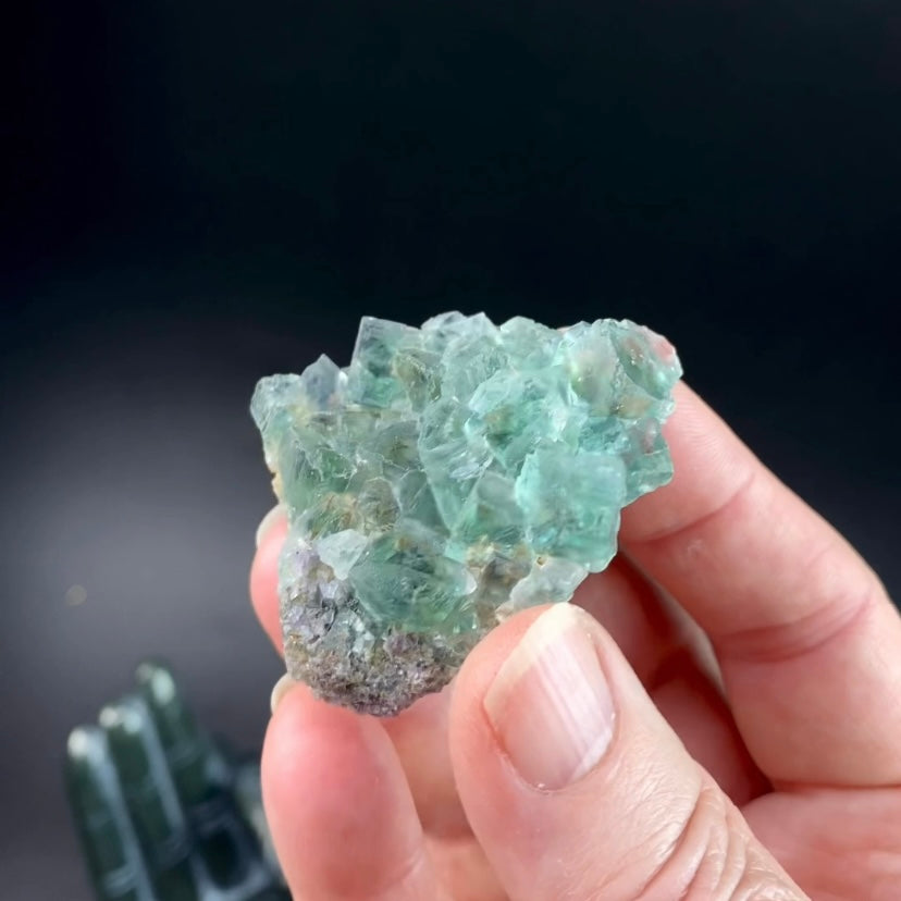 Green Cubic Fluorite Specimen, Okorusu Mine, Namibia