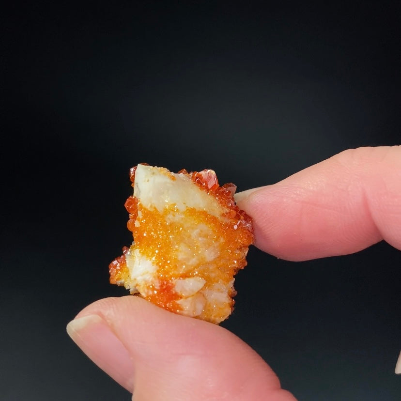 Gemmy Vanadinite Thumbnail Size Cluster