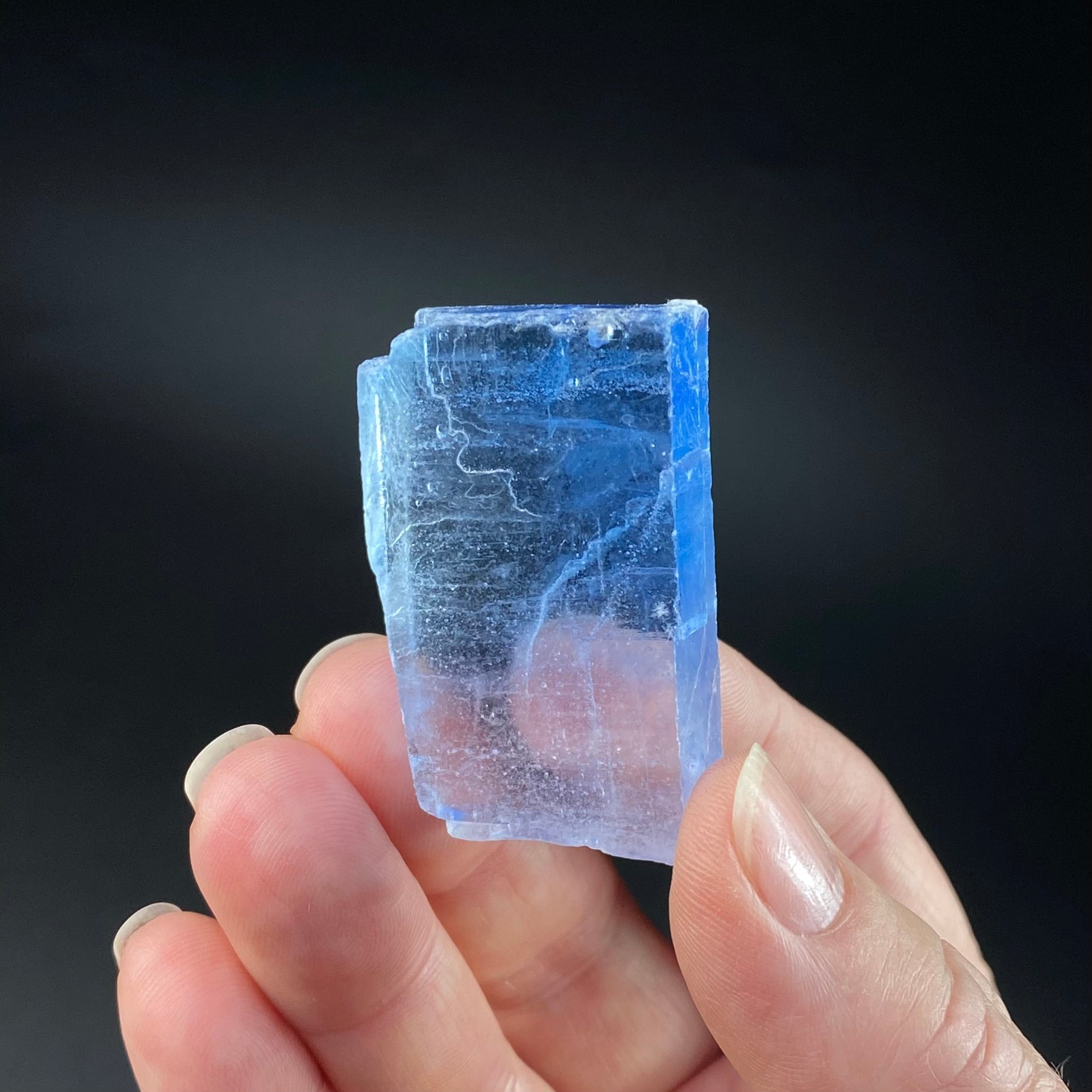 Blue Halite Crystal Specimen from Turkey