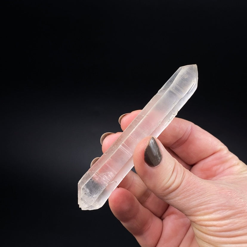 Double Terminated Quartz Crystal with Elestial Termination, Corinto, Minas Gerais, Brazil