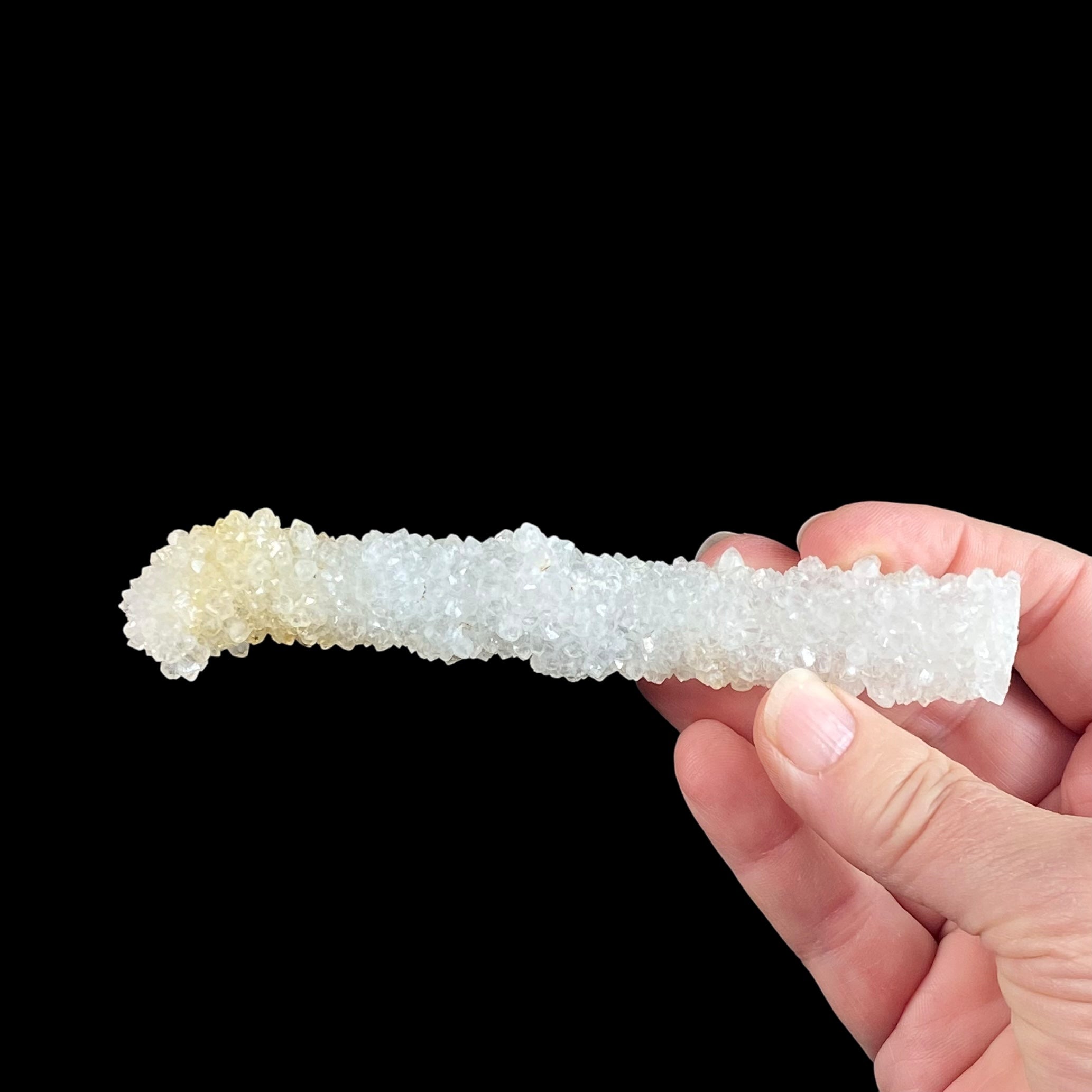 Clear Quartz Stalactite with Agate Core, Maharashtra, India