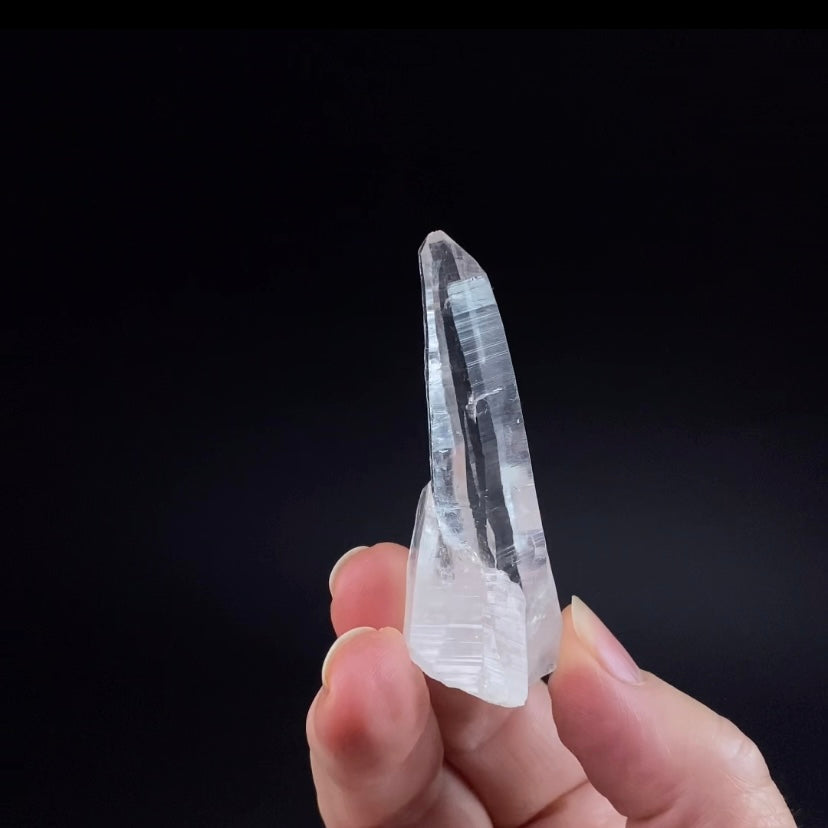Water Clear Lemurian Quartz Crystal from Santander, Colombia