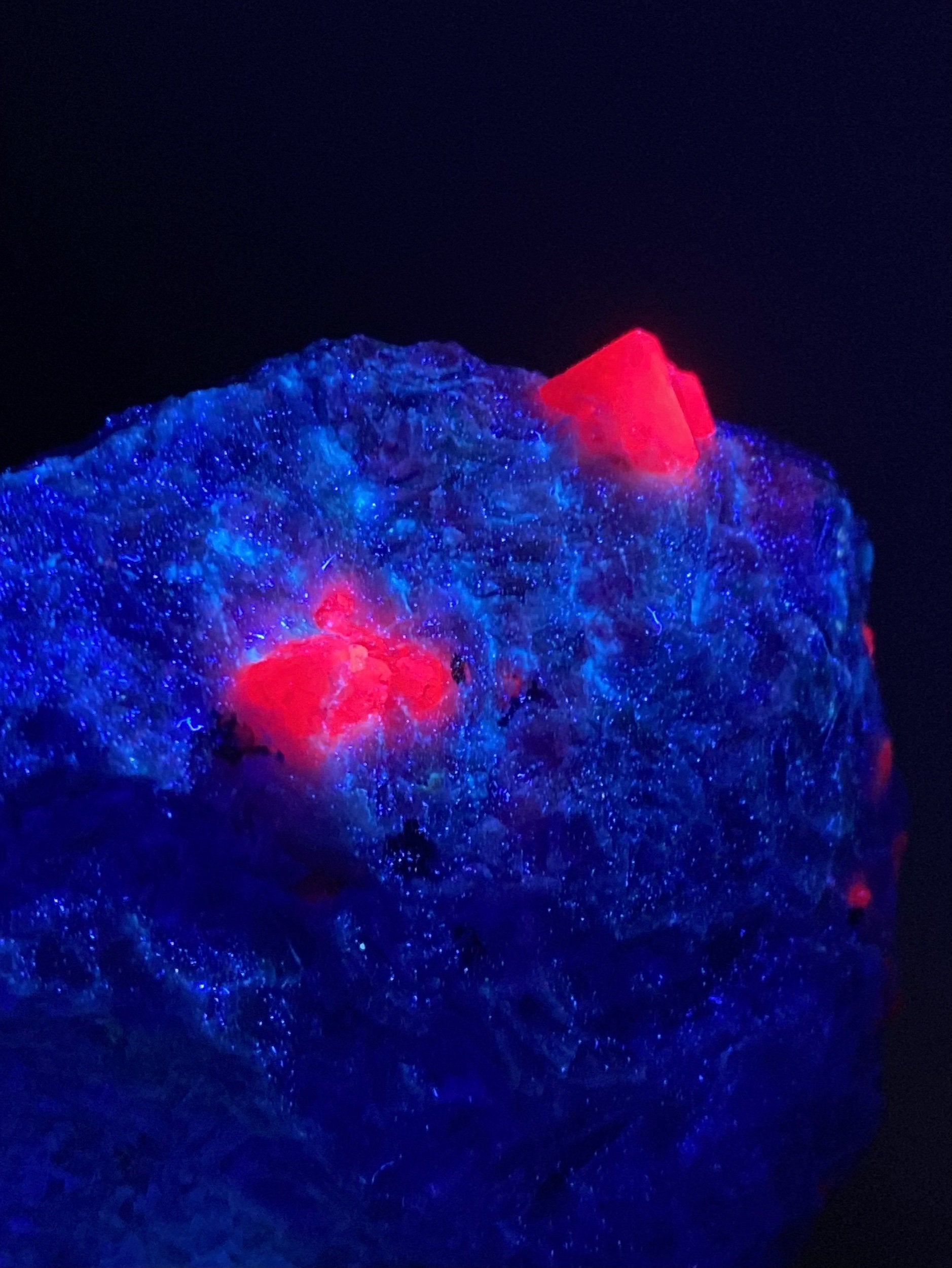 Pseudo Octahedral Natural Ruby Crystals on Marble Matrix, Jegdalek, Afghanistan