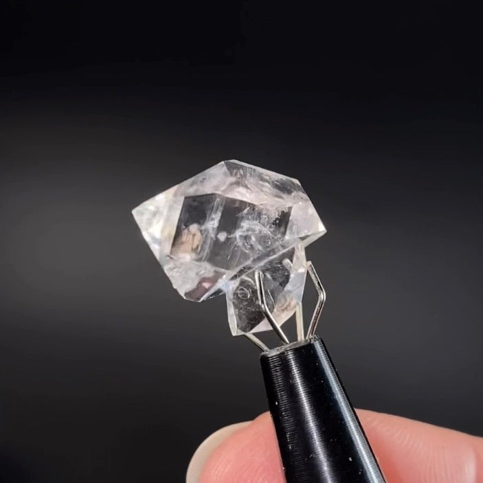 Double Terminated Herkimer “Diamond” Quartz Crystal Cluster