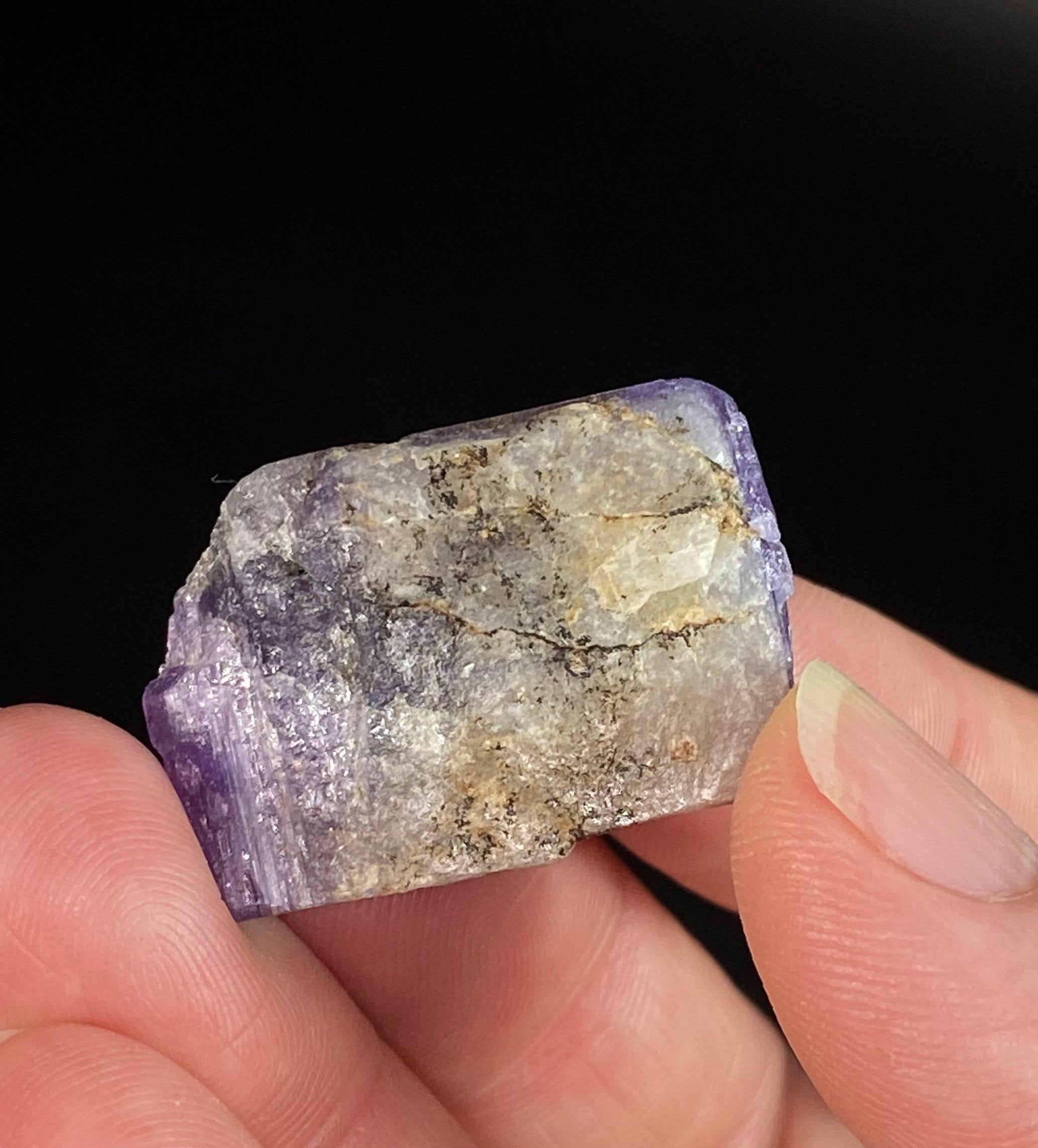 Terminated Purple Apatite Specimen from Afghanistan