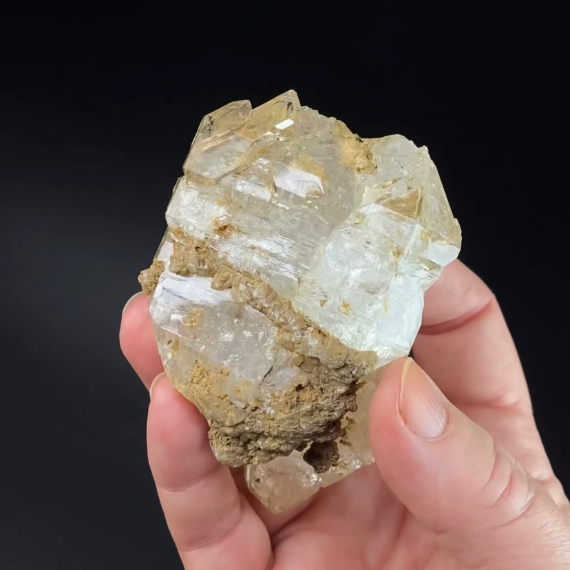 Elestial Fenster Quartz Crystal with Multiple Terminations