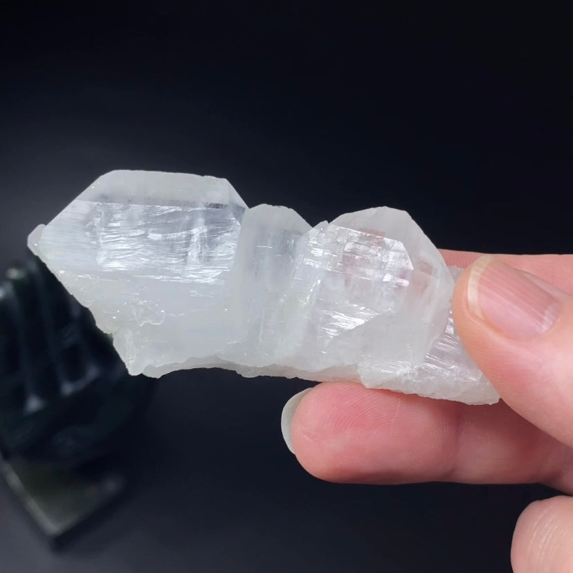 Tabular Faden Quartz Crystal Cluster