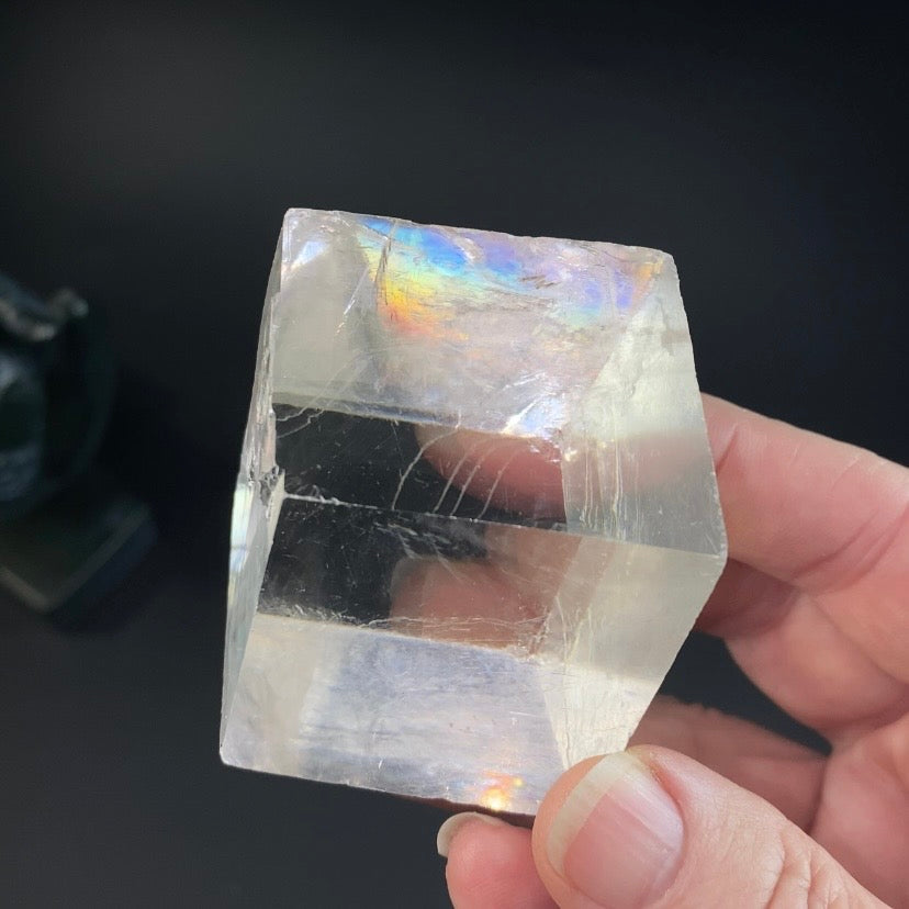Rainbow Iceland Spar Optical Calcite Specimen from Brazil