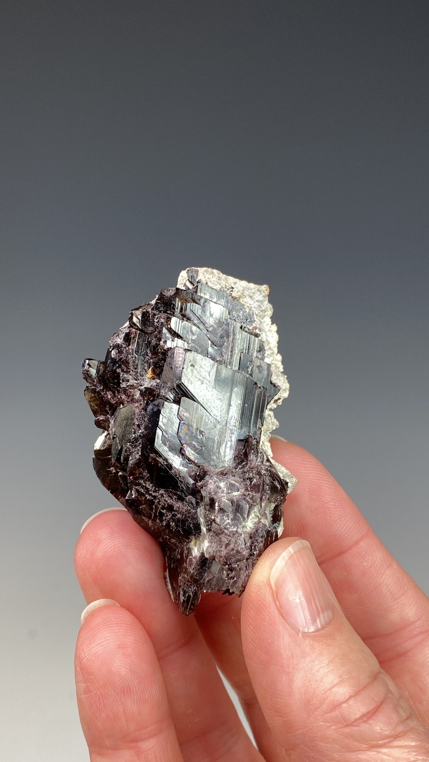 Axinite Crystal Cluster from Pakistan