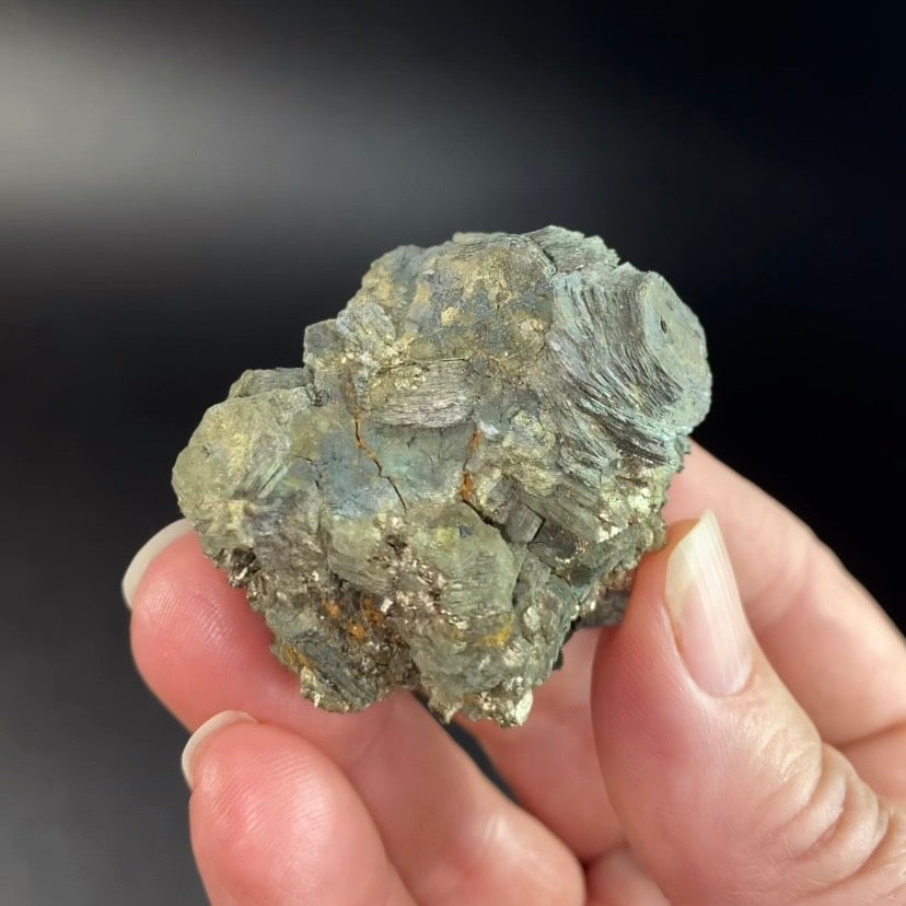 Marcasite After Pyrrhotite with Pyrite, Trepca Mine, Kosovo