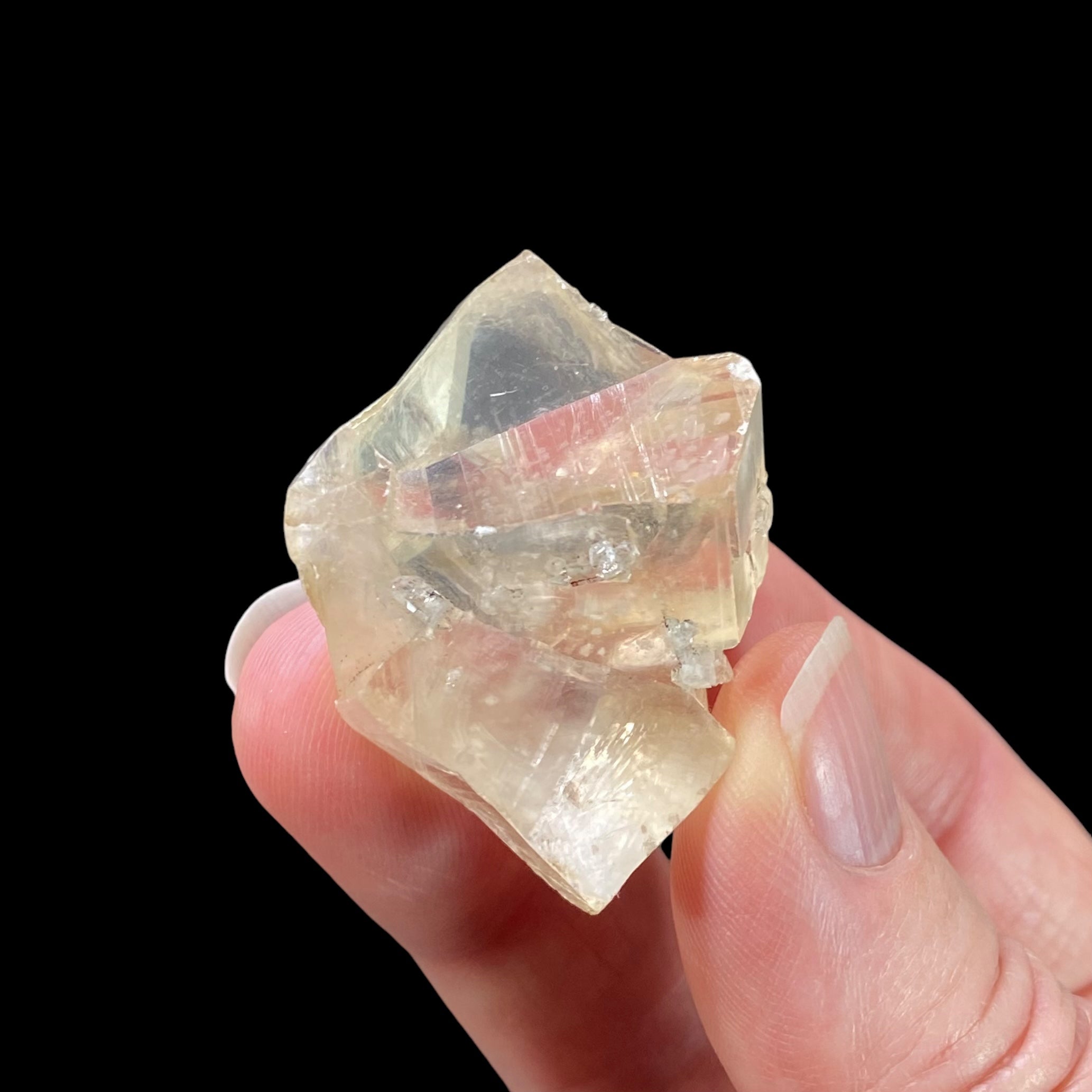 Light Golden Calcite Crystal Cluster