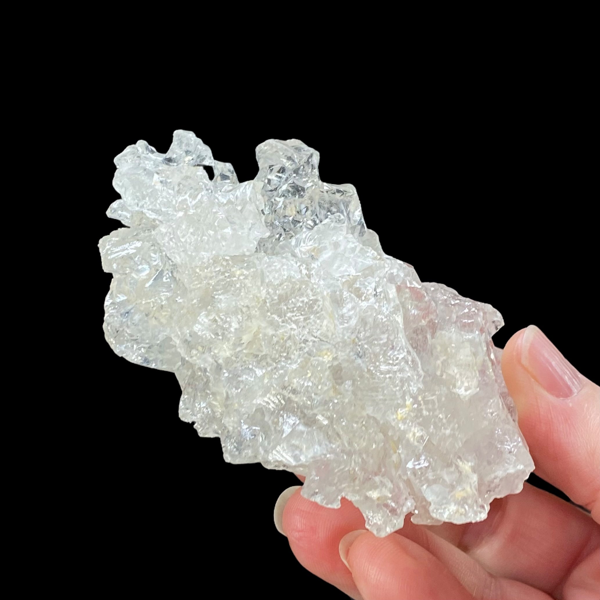 Clear Etched Pollucite Crystal from Afghanistan