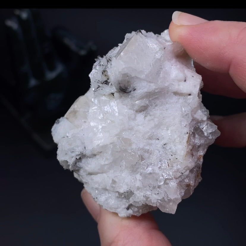 Clear Topaz Crystals with Cleavelandite from Shigar Valley, Pakistan