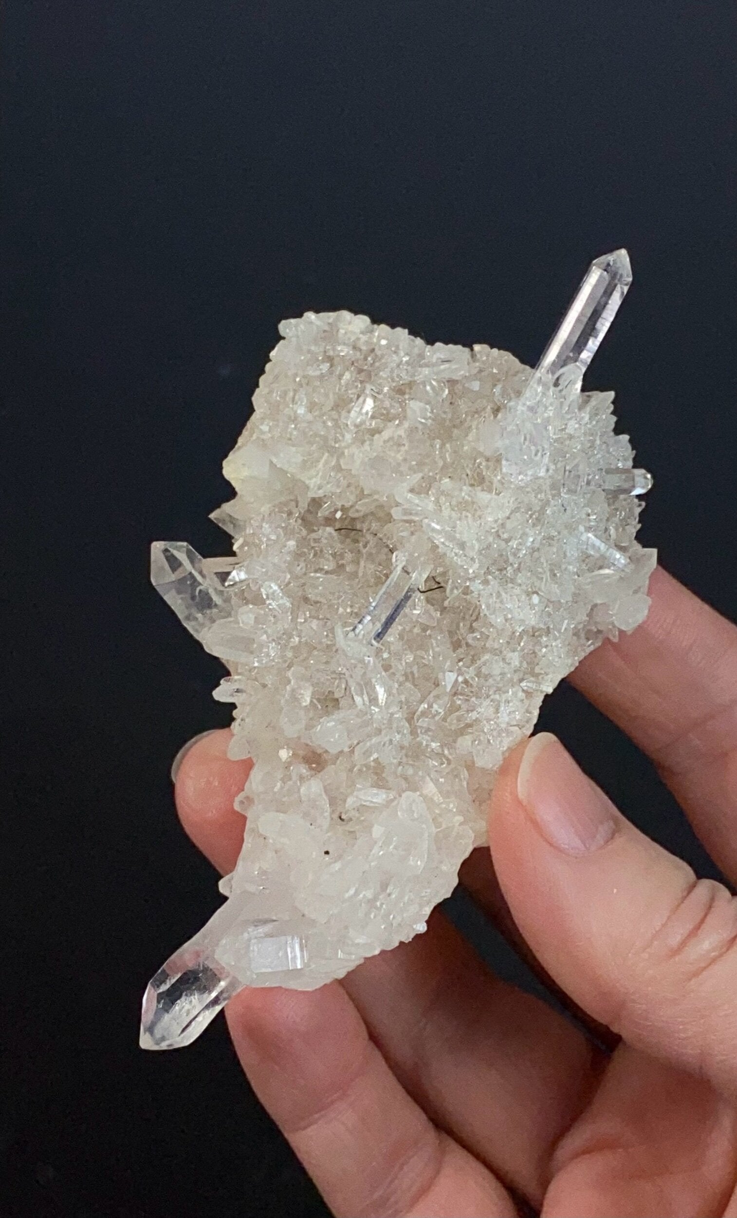 Himalayan Quartz Crystal Plate from Himachal Pradesh, India