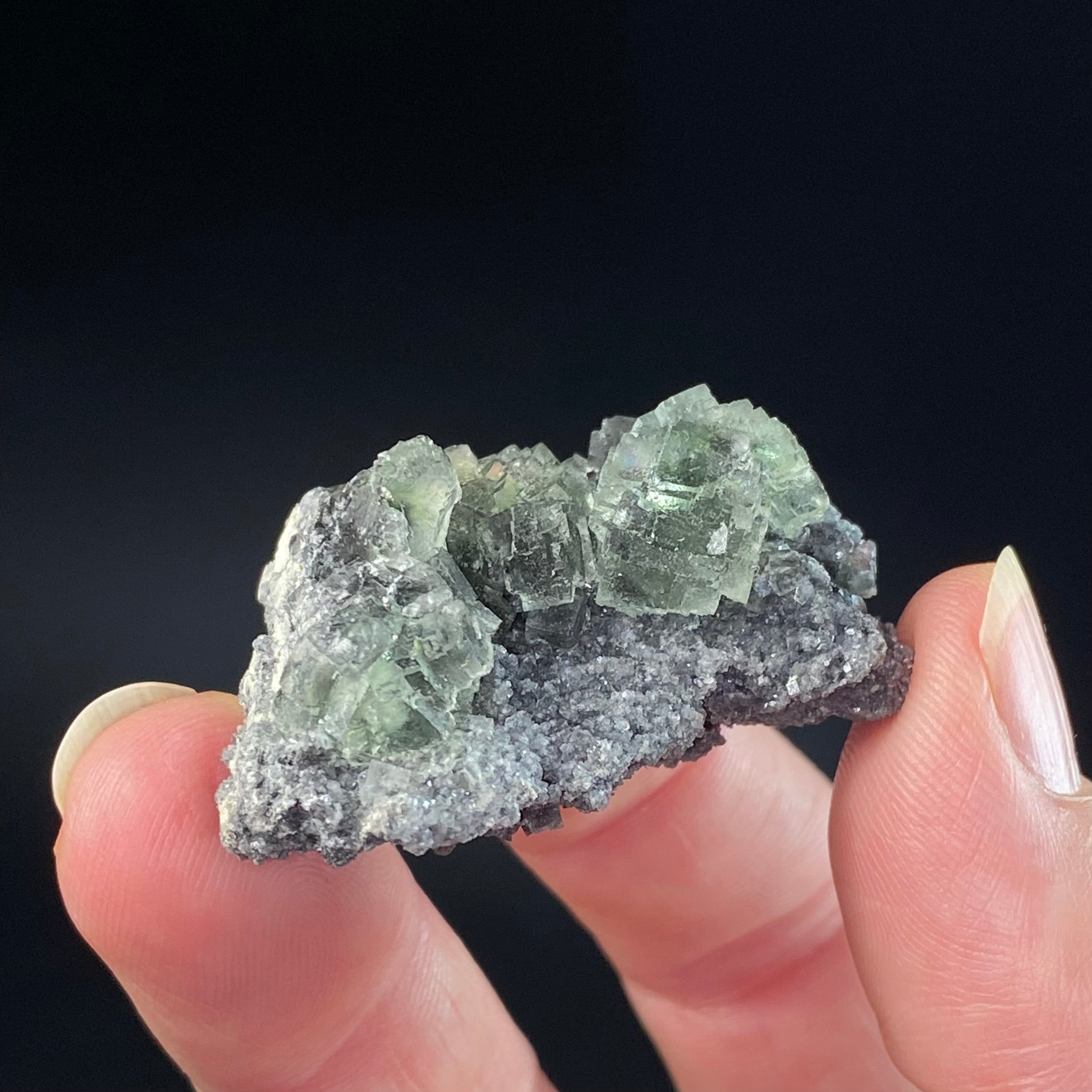 Green Cubic Fluorite Specimen, Yaogangxian Mine