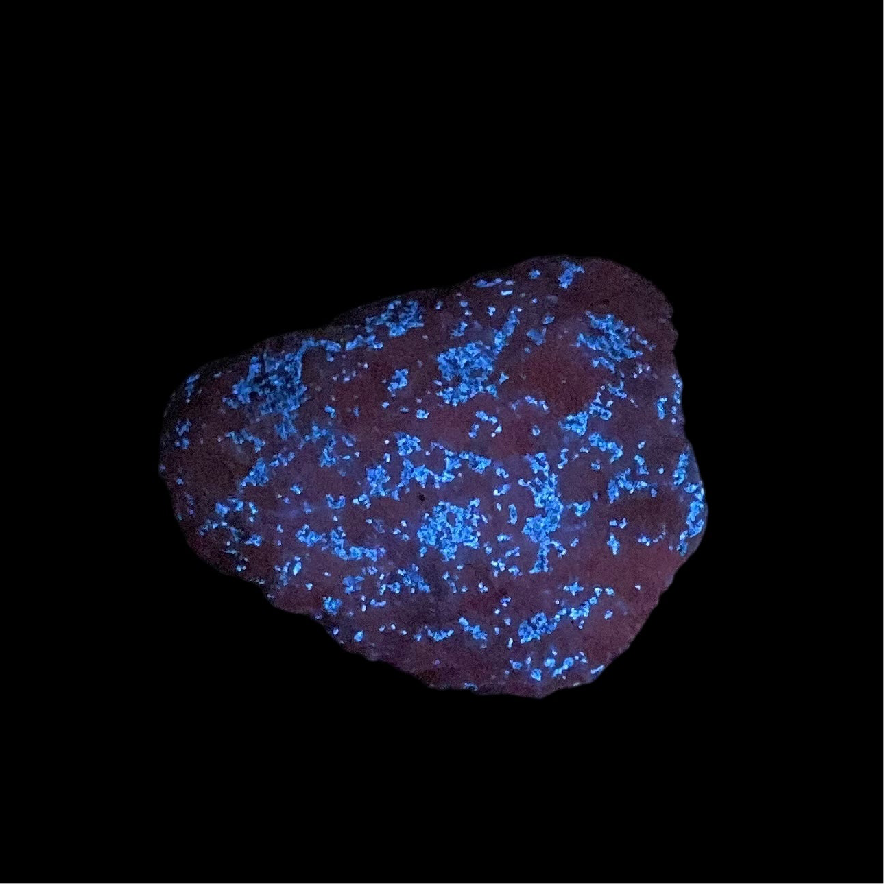 Fluorescent Hydrozincite with Calcite, Long Lake Zinc Mine, Ontario, Canada