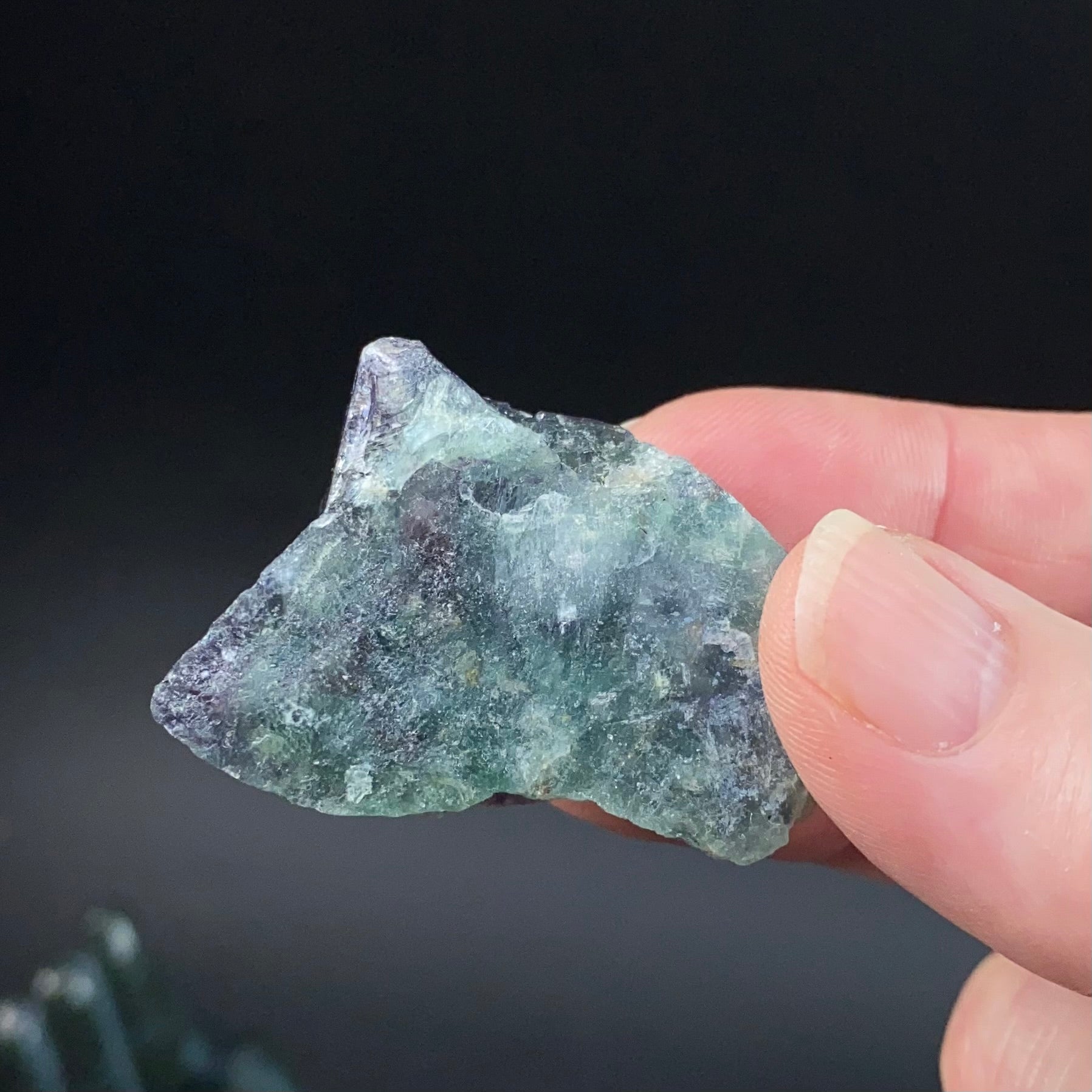 Green and Purple Cubic Fluorite Specimen, Okorusu Mine, Namibia