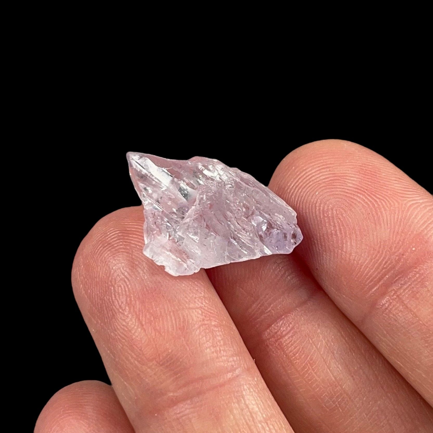 ONE Pink Lavender Spodumene var. Kunzite Crystal, 3 Sizes Available