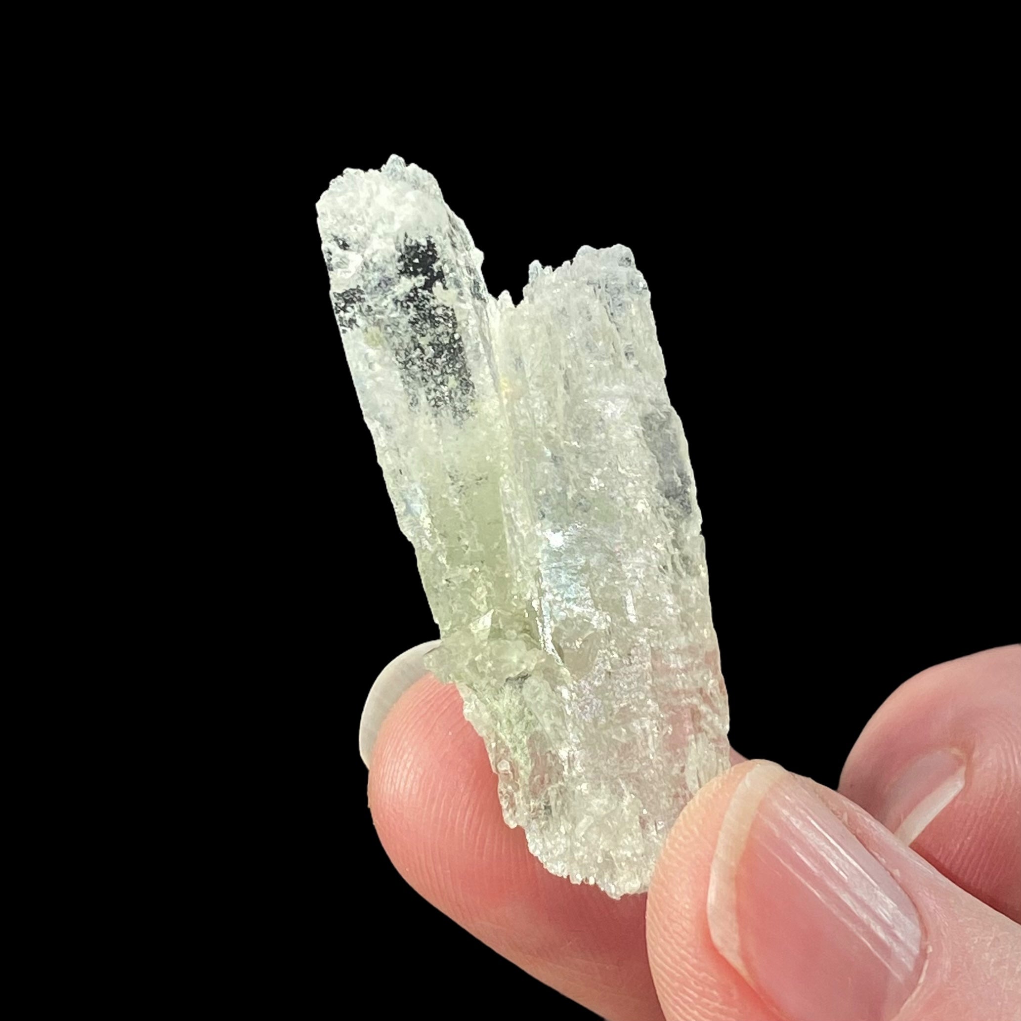 Chlorite Included Quartz Crystals 4 Piece Lot