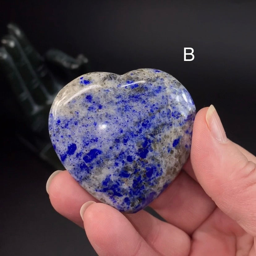 Lapis Lazuli Polished Heart