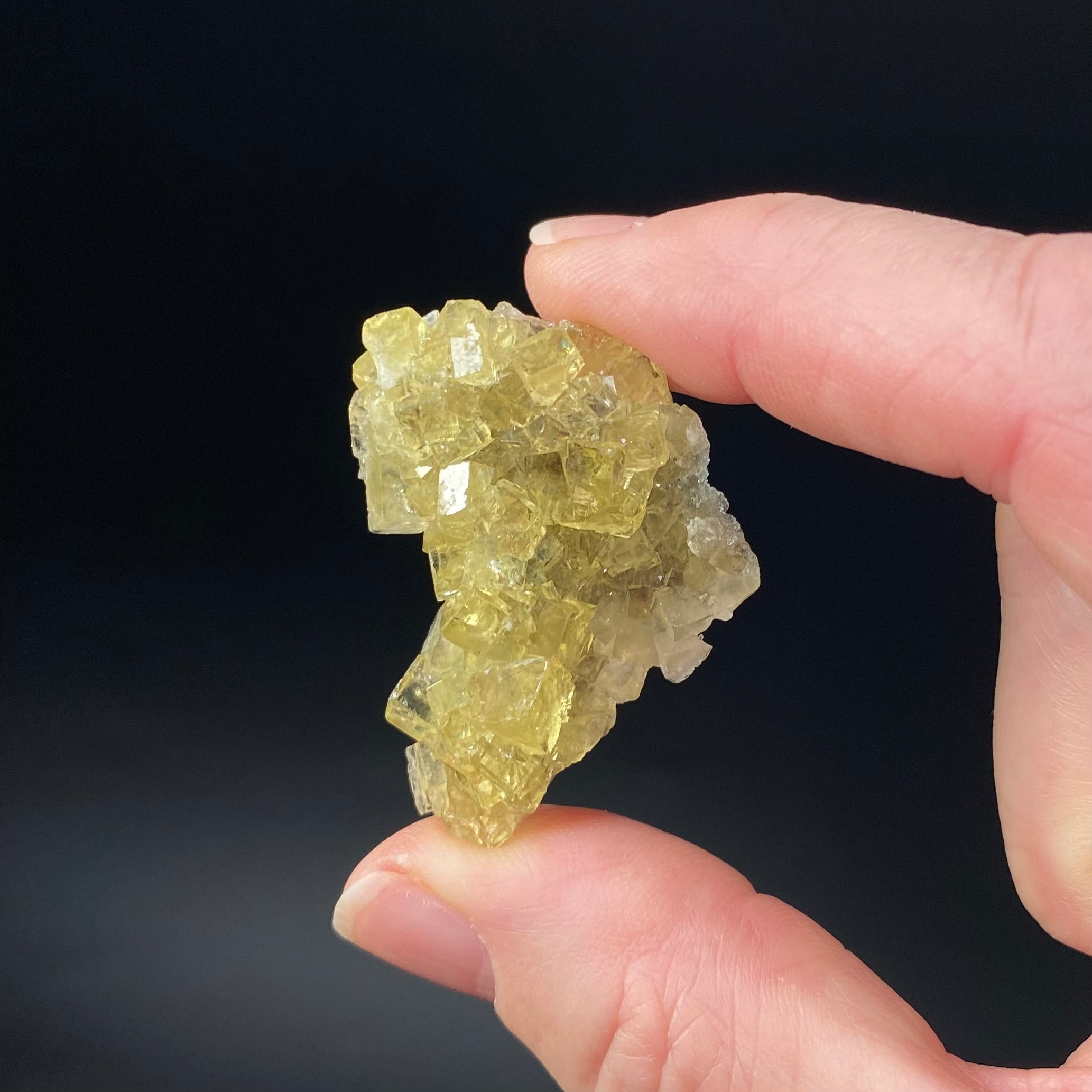 Yellow Moscona Fluorite Cluster