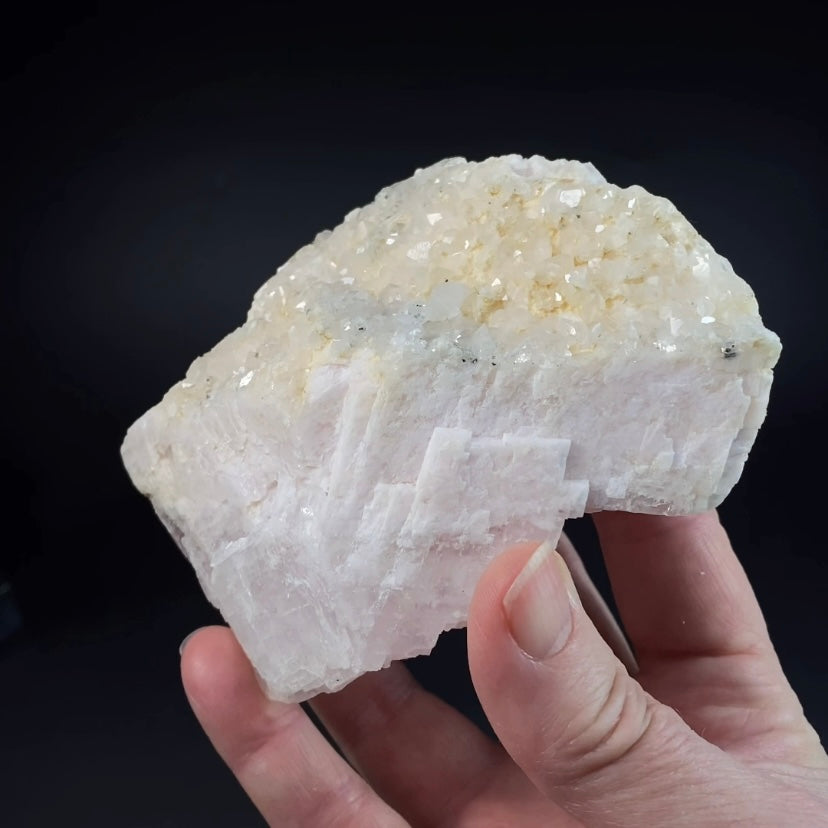 Fluorescent Mangano Calcite Specimen from Trepca Mine Complex, Kosovo