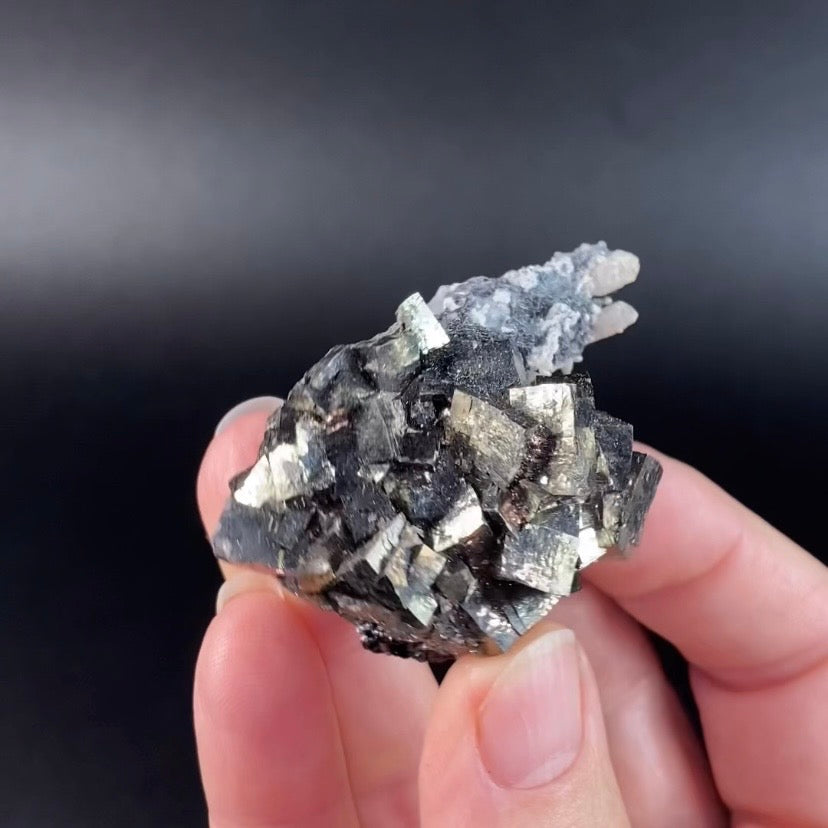 Arsenopyrite Cluster with Quartz & Sphalerite from Trepca Mine Complex, Kosovo