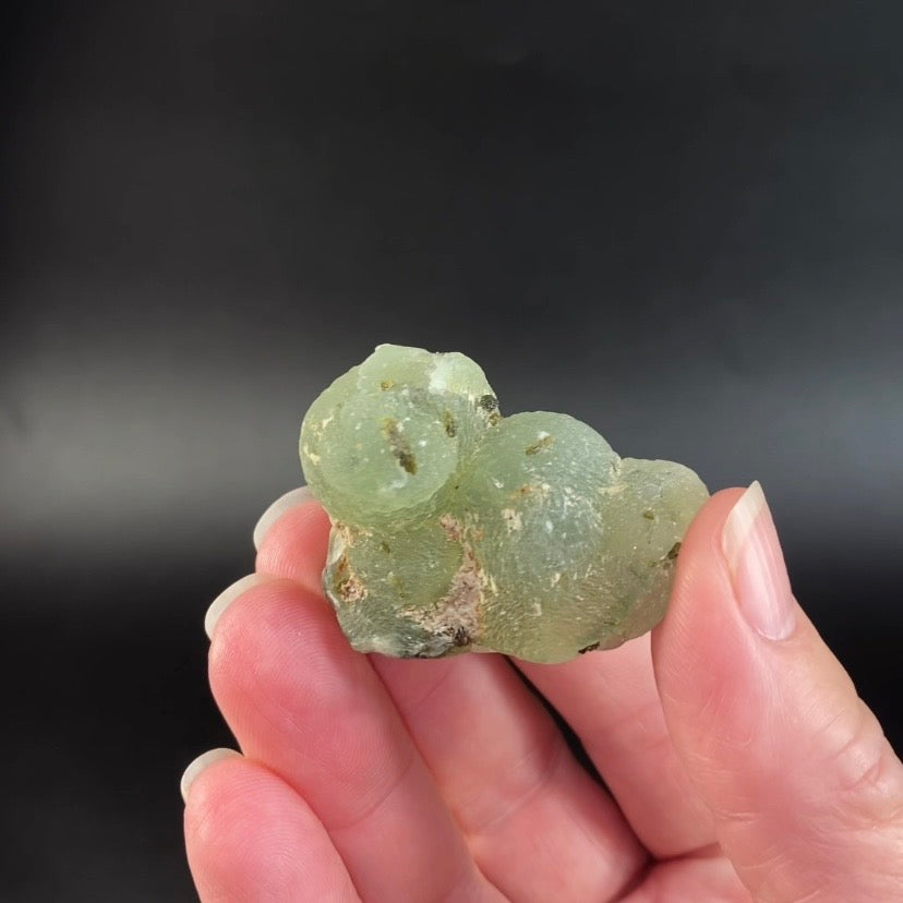 Botryoidal Prehnite Specimen with Epidote, Kayes Region, Mali