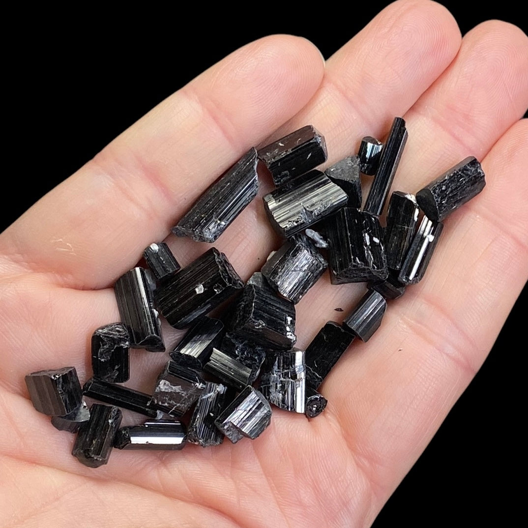 Black Tourmaline Schorl Crystal Lot 10 to 40 grams