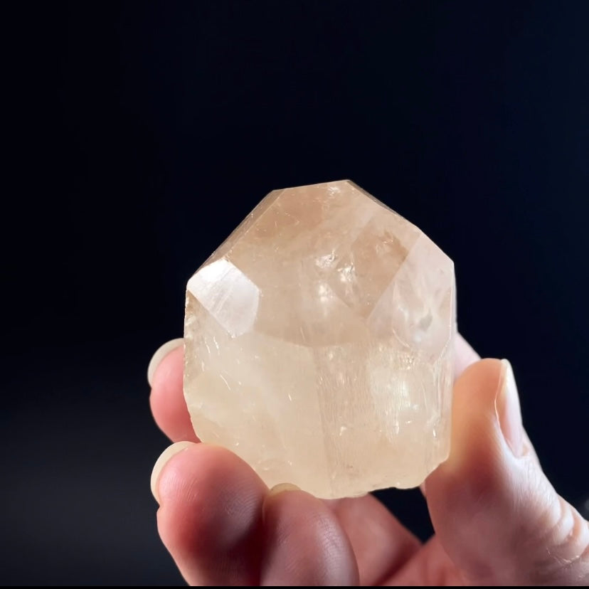 Extra Large Champagne Topaz Crystal with Complete Termination